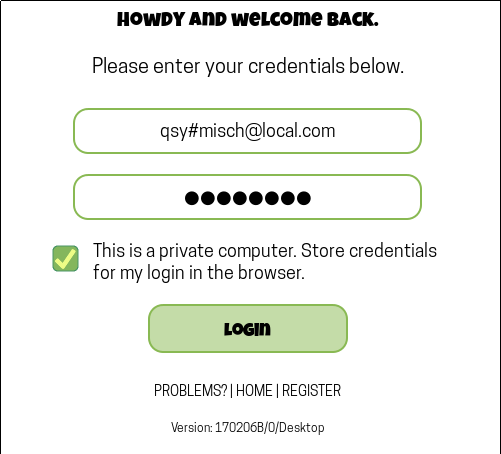 Making Login Credentials Safer