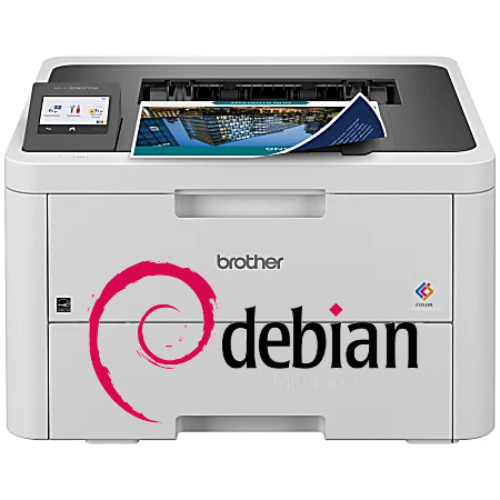 Brother MFC-L3720CDW scanner on Debian